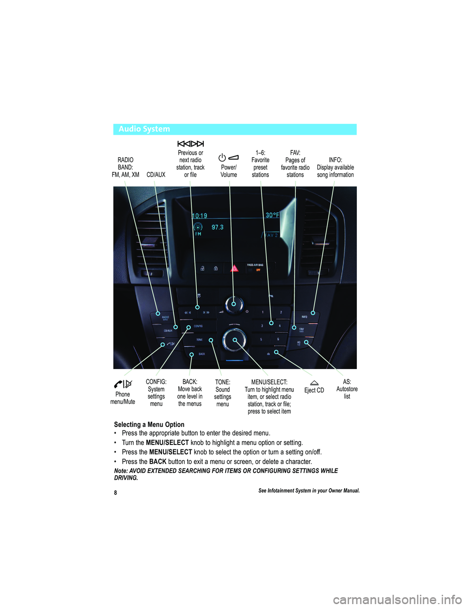 BUICK REGAL 2011  Get To Know Guide 
Audio  S y ste m
" 
   
       D  	
E  
 )>7 :1< -
8 :- ;- <
; <) <17 6 ; 
 ( 
% )/-; 7 .
. ) >7 :1< -  : ) ,17
; <) <17 6;
%
:- >17 =; 7 :
6 -@<  : ) ,17
; <) <17 6  <: ) +3 