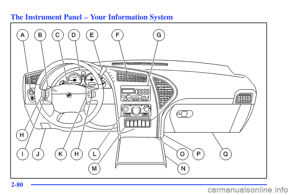 BUICK RANDEZVOUS 2002  Owners Manual 2-80
The Instrument Panel -- Your Information System 