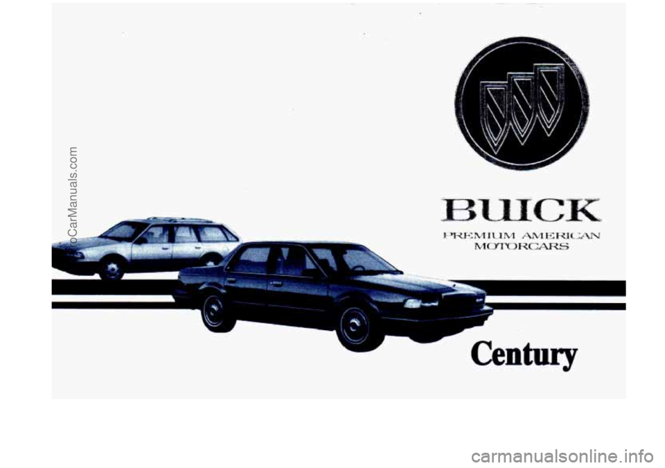 BUICK CENTURY 1993  Owners Manual 