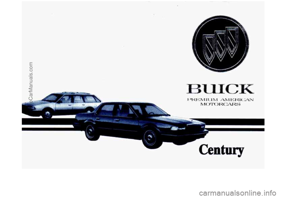 BUICK CENTURY 1993  Owners Manual 