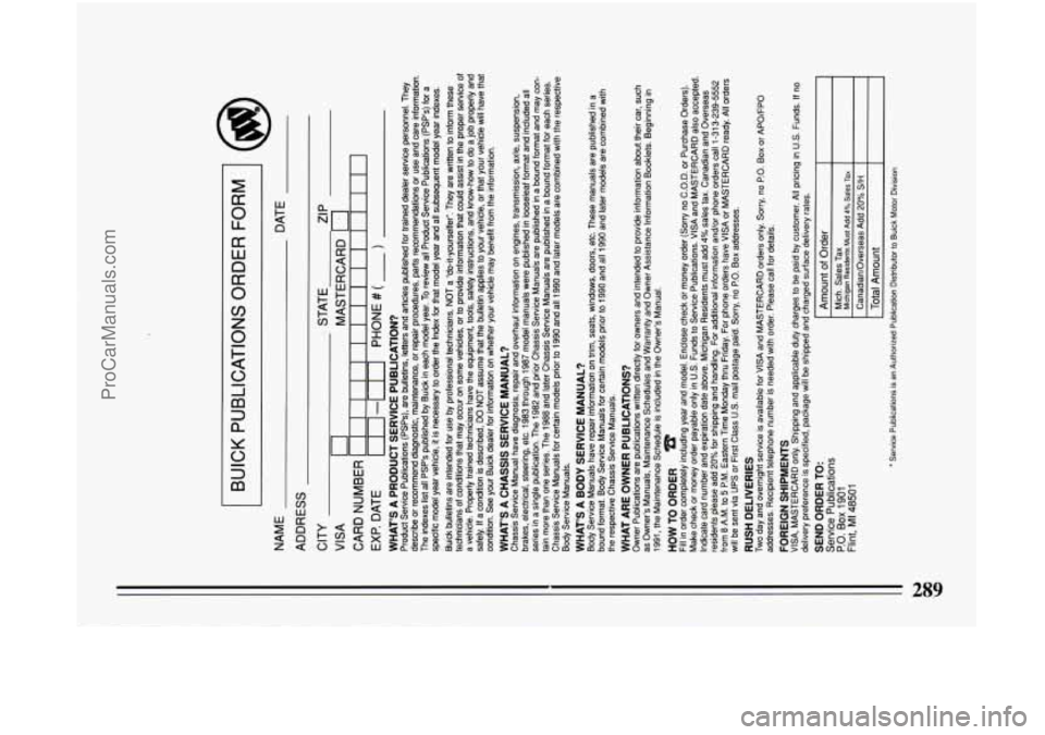 BUICK CENTURY 1994 Owners Manual w
2 n
v)
v)
w a n
n
a
289
ProCarManuals.com BUICK CENTURY 1994 Owners Manual w
2 n
v)
v)
w a n
n
a
289
ProCarManuals.com