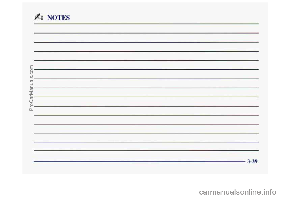 BUICK CENTURY 1997  Owners Manual b NOTES 
3-39 
ProCarManuals.com 
