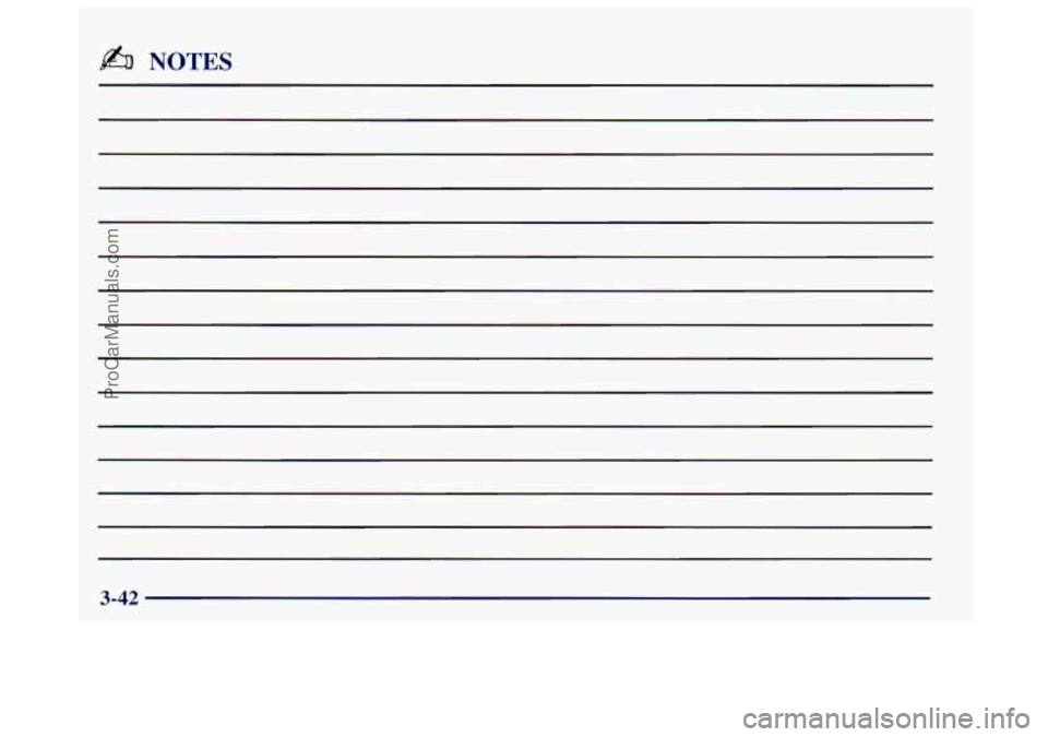 BUICK CENTURY 1997  Owners Manual b NOTES 
3-42 
ProCarManuals.com 