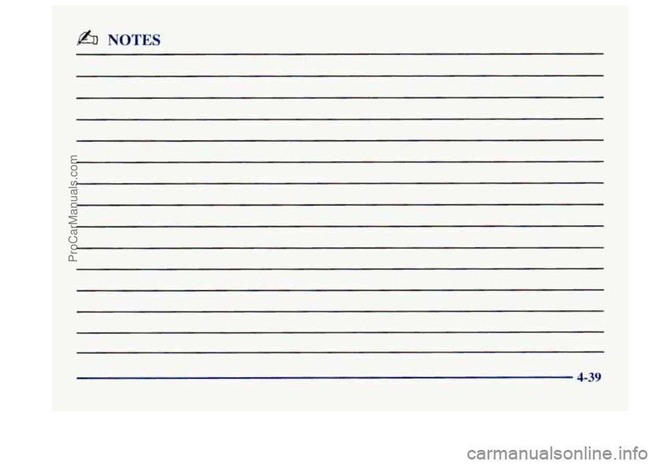 BUICK CENTURY 1997  Owners Manual b NOTES 
4-39 
ProCarManuals.com 