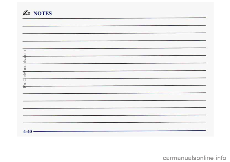BUICK CENTURY 1997  Owners Manual fi NOTES 
4-40 
ProCarManuals.com 