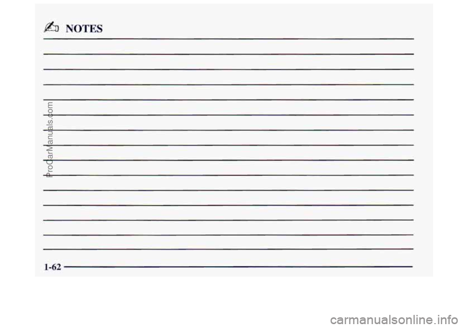 BUICK CENTURY 1997 Manual PDF .&I NOTES 
1-62 
ProCarManuals.com 