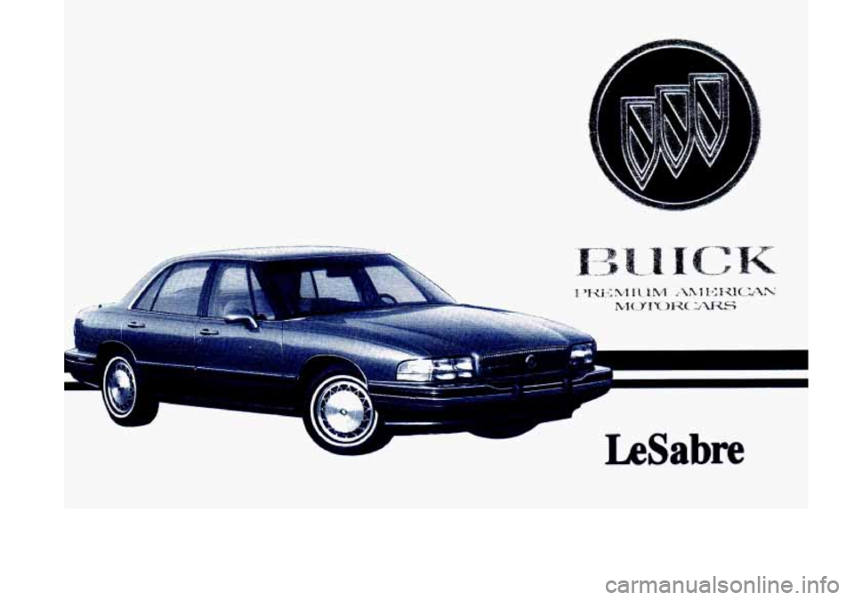 BUICK LESABRE 1993  Owners Manual 