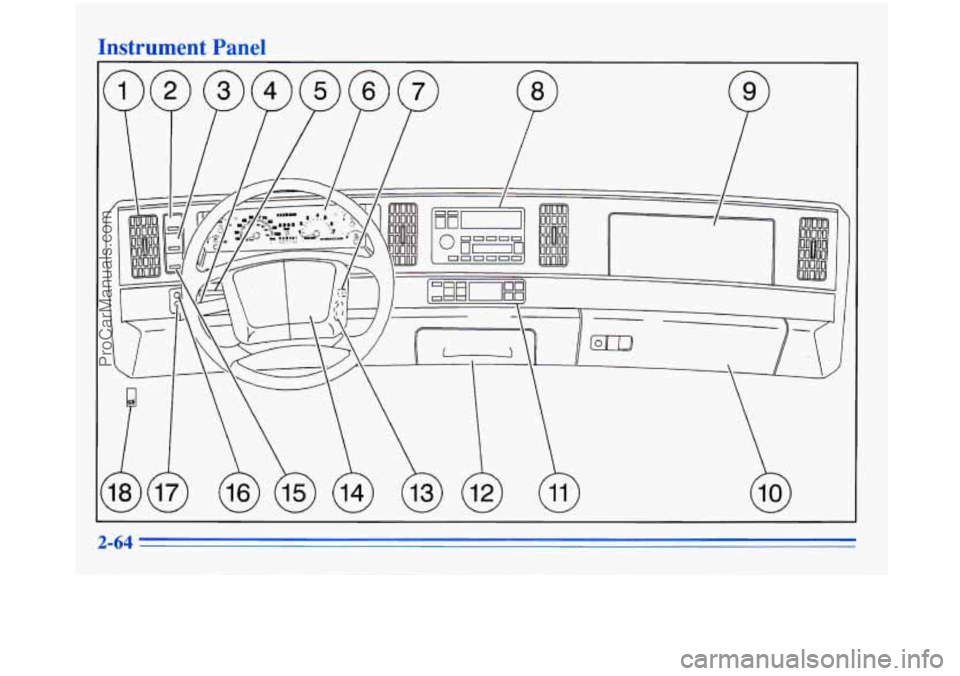 BUICK PARK AVENUE 1996  Owners Manual Instrument  Panel 
2-64 
ProCarManuals.com 