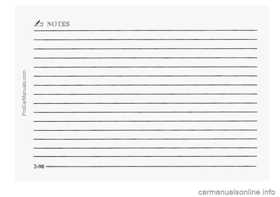 BUICK PARK AVENUE 1998 Owners Manual ProCarManuals.com BUICK PARK AVENUE 1998 Owners Manual ProCarManuals.com