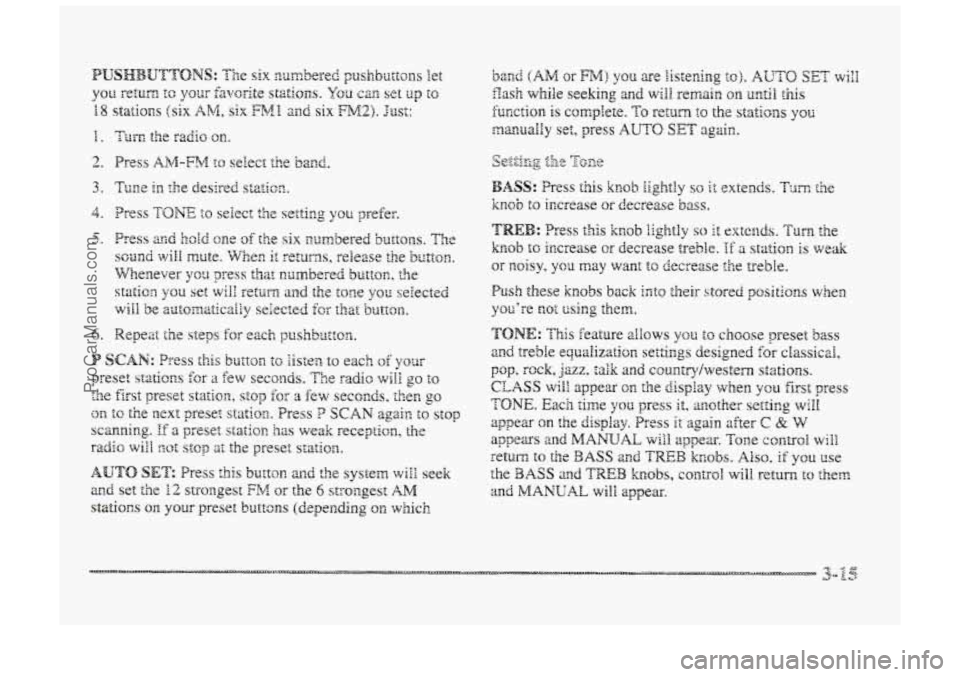 BUICK PARK AVENUE 1998  Owners Manual ProCarManuals.com 