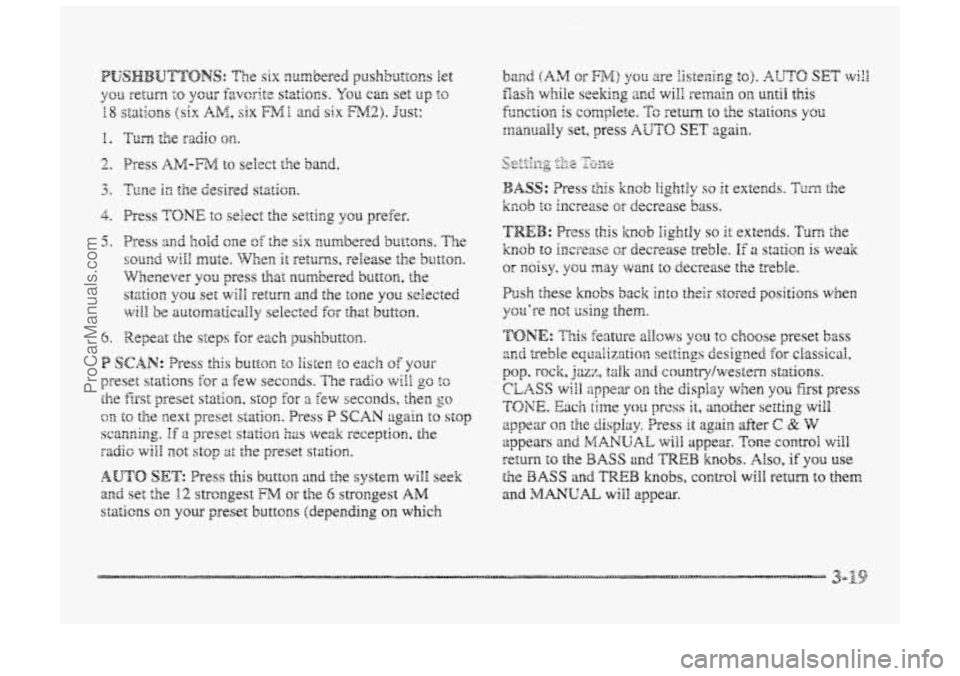 BUICK PARK AVENUE 1998 Owners Manual 6.
ProCarManuals.com BUICK PARK AVENUE 1998 Owners Manual 6.
ProCarManuals.com