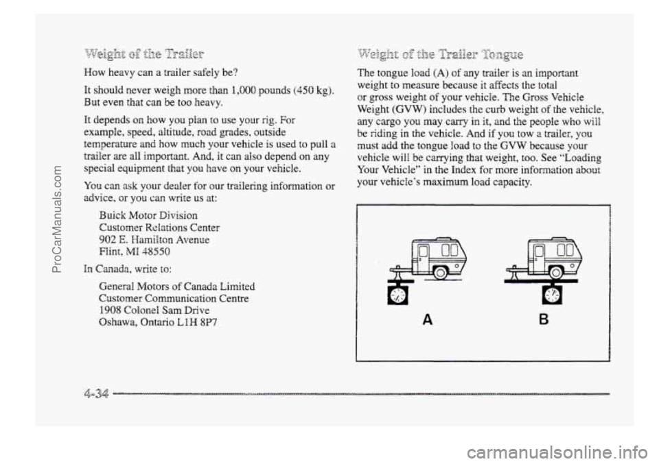 BUICK PARK AVENUE 1998  Owners Manual ProCarManuals.com 