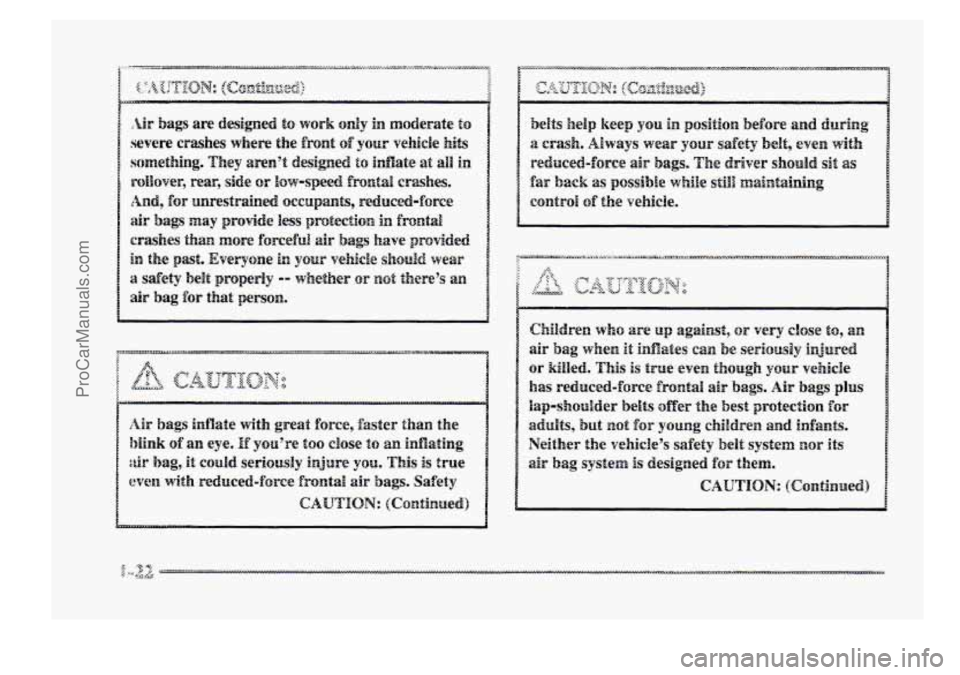 BUICK PARK AVENUE 1998 Owners Guide ProCarManuals.com 