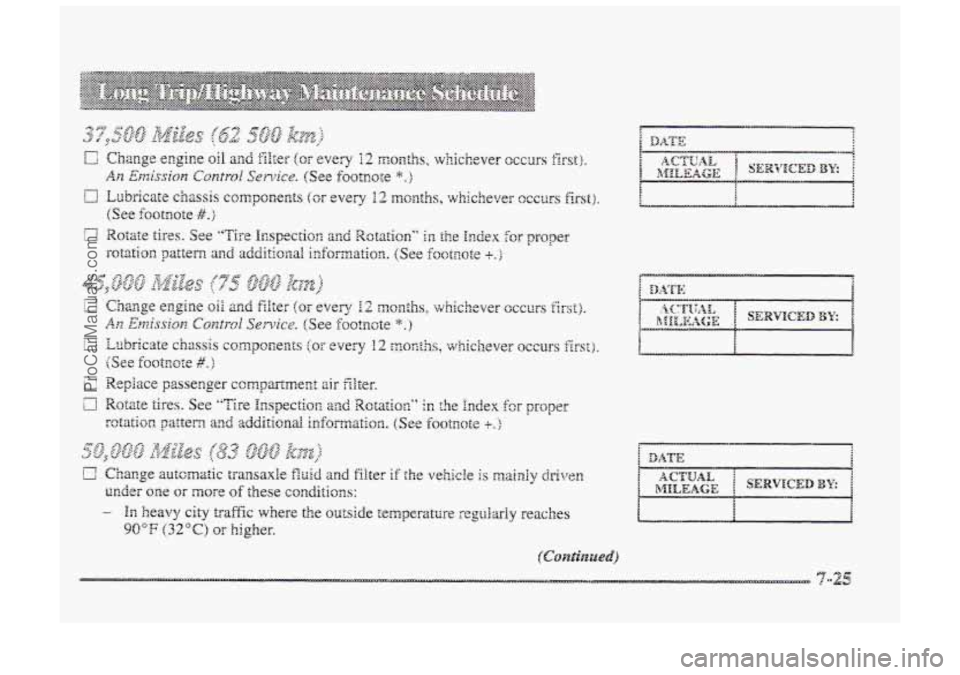 BUICK PARK AVENUE 1998  Owners Manual ProCarManuals.com 
