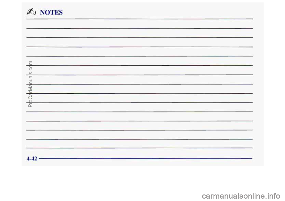 BUICK REGAL 1998 Owners Manual k% NOTES
4-42
ProCarManuals.com BUICK REGAL 1998 Owners Manual k% NOTES
4-42
ProCarManuals.com