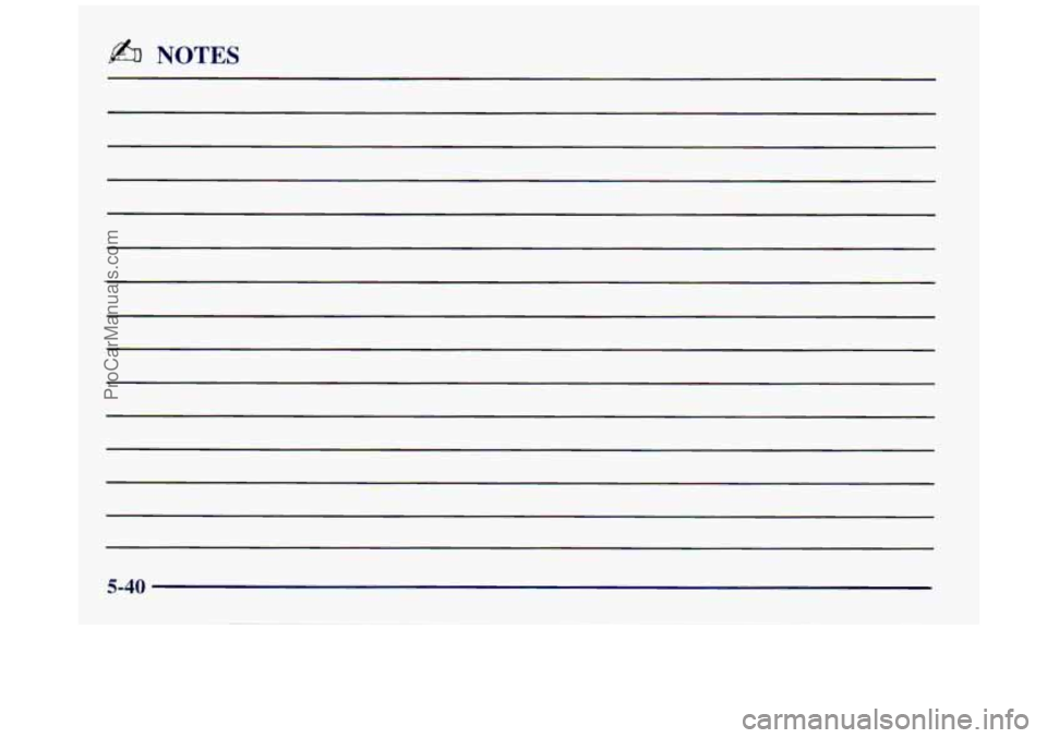 BUICK REGAL 1997 Owners Manual 5-40
ProCarManuals.com BUICK REGAL 1997 Owners Manual 5-40
ProCarManuals.com