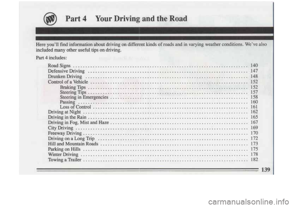 BUICK RIVIERA 1993 Owners Manual BUICK RIVIERA 1993 Owners Manual