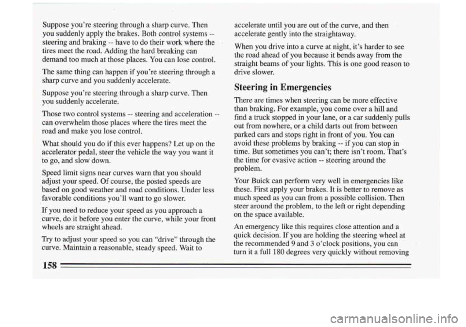 BUICK RIVIERA 1993 Owners Manual 158 BUICK RIVIERA 1993 Owners Manual 158