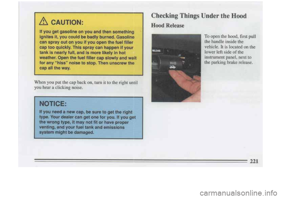 BUICK RIVIERA 1993  Owners Manual 