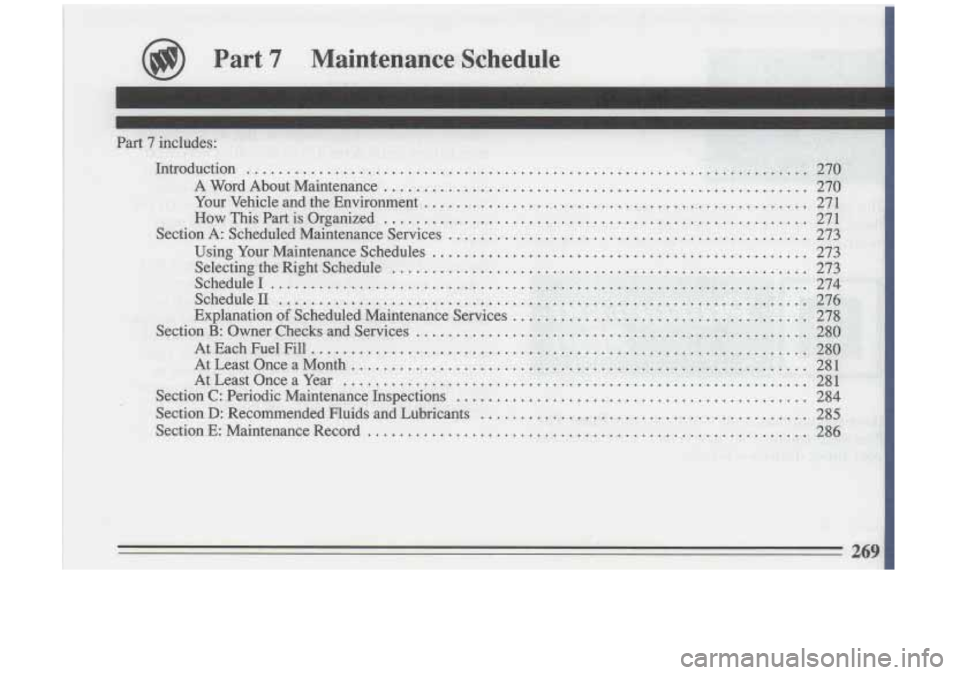 BUICK RIVIERA 1993 Owners Manual BUICK RIVIERA 1993 Owners Manual