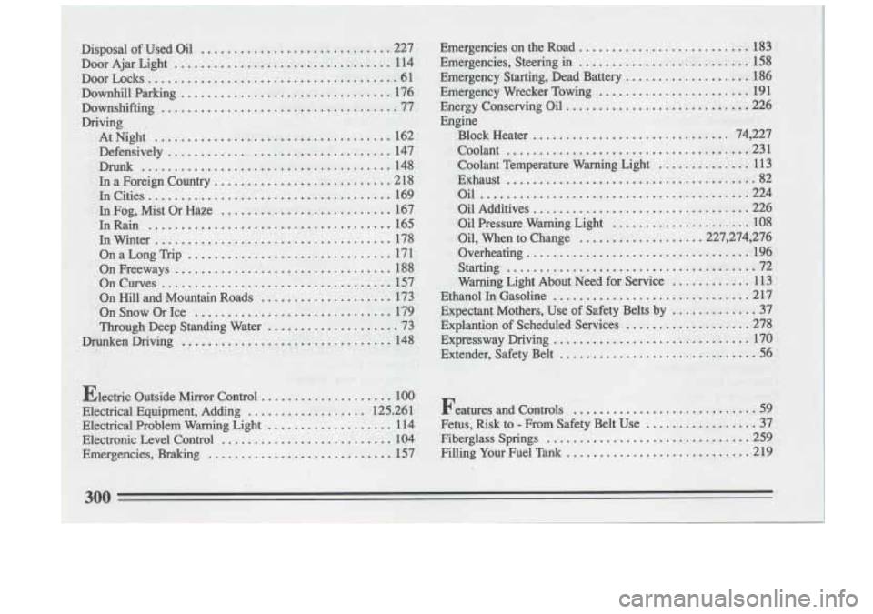 BUICK RIVIERA 1993 Owners Manual _" . . . ,., ... . BUICK RIVIERA 1993 Owners Manual _" . . . ,., ... .