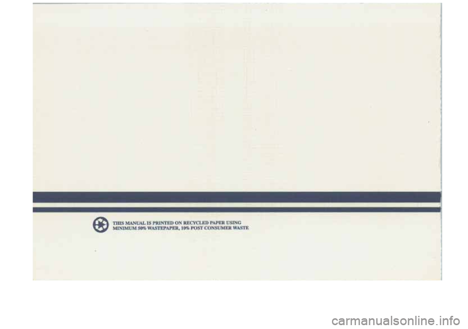 BUICK RIVIERA 1993 Owners Manual BUICK RIVIERA 1993 Owners Manual
