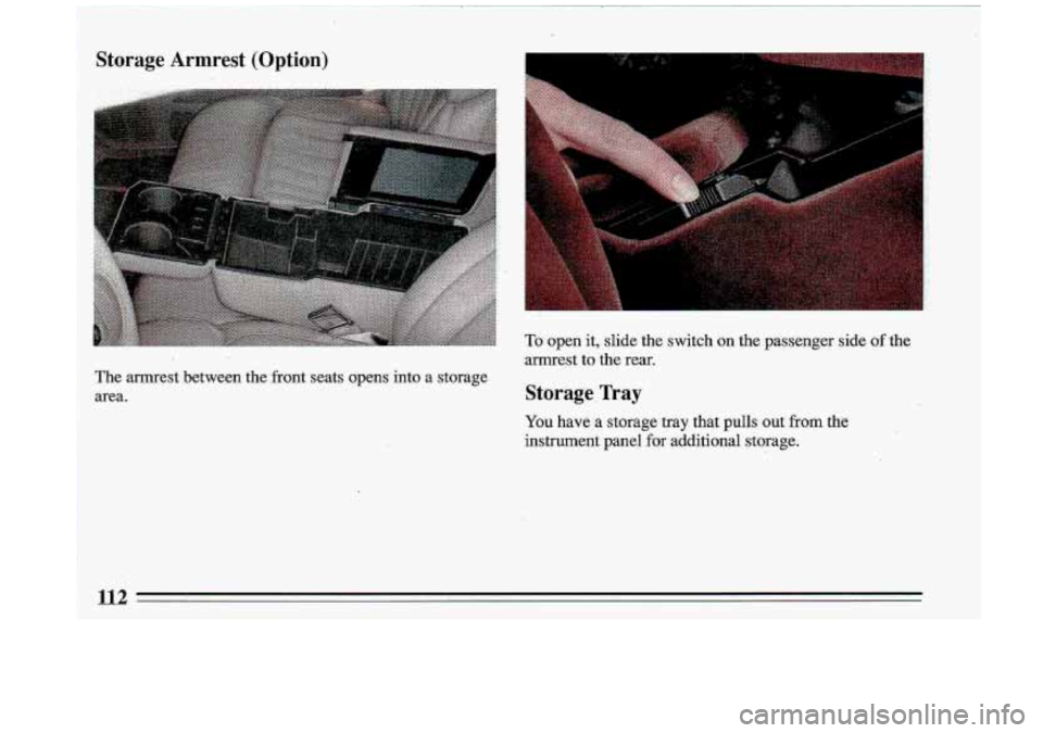 BUICK ROADMASTER 1993  Owners Manual 