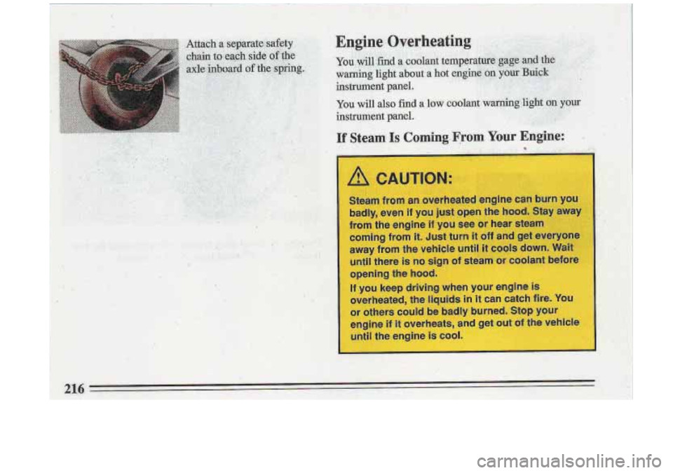 BUICK ROADMASTER 1993  Owners Manual 