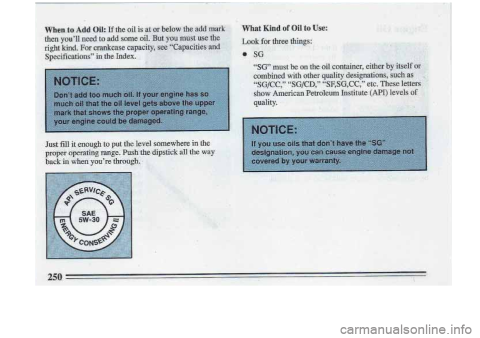 BUICK ROADMASTER 1993  Owners Manual 