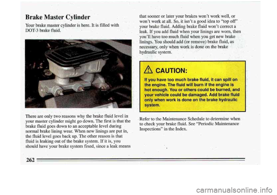BUICK ROADMASTER 1993  Owners Manual 