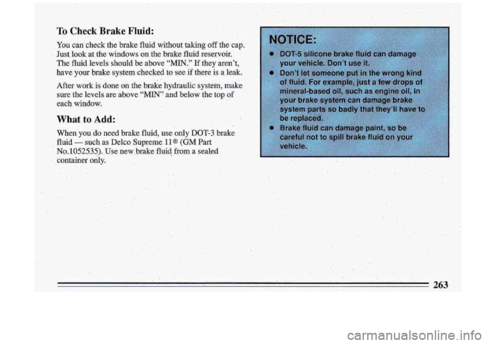 BUICK ROADMASTER 1993  Owners Manual !  