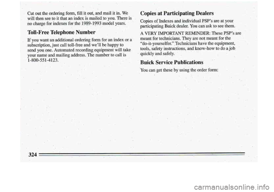 BUICK ROADMASTER 1993 Owners Manual BUICK ROADMASTER 1993 Owners Manual
