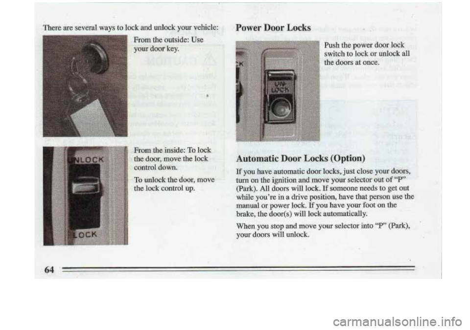 BUICK ROADMASTER 1993 Repair Manual 
