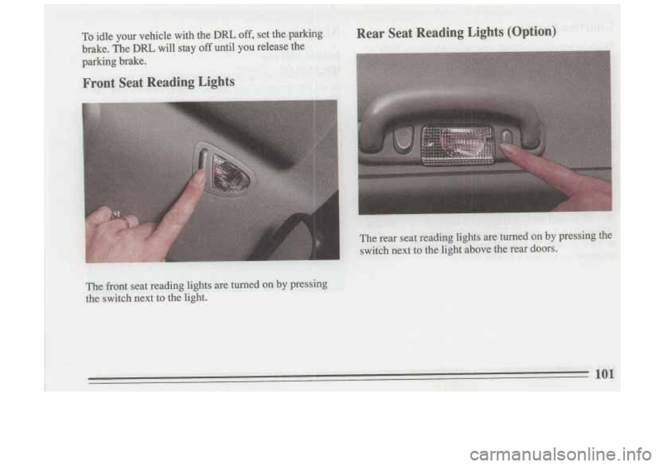BUICK SKYLARK 1993 Owners Manual BUICK SKYLARK 1993 Owners Manual