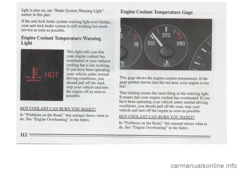BUICK SKYLARK 1993  Owners Manual 