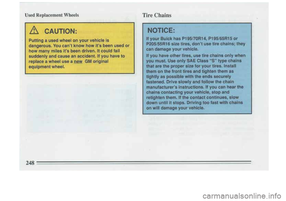 BUICK SKYLARK 1993 Owners Manual BUICK SKYLARK 1993 Owners Manual