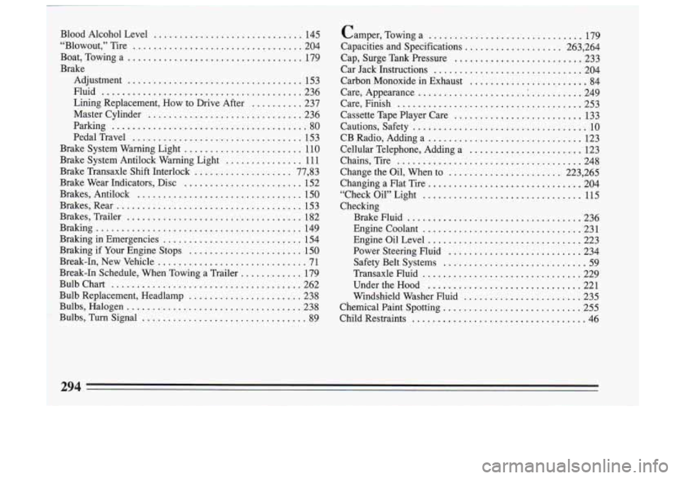 BUICK SKYLARK 1993 Owners Manual BUICK SKYLARK 1993 Owners Manual