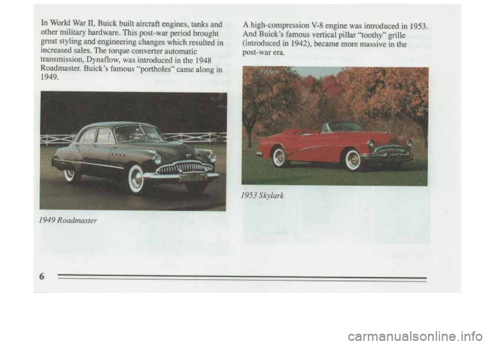 BUICK SKYLARK 1993  Owners Manual 