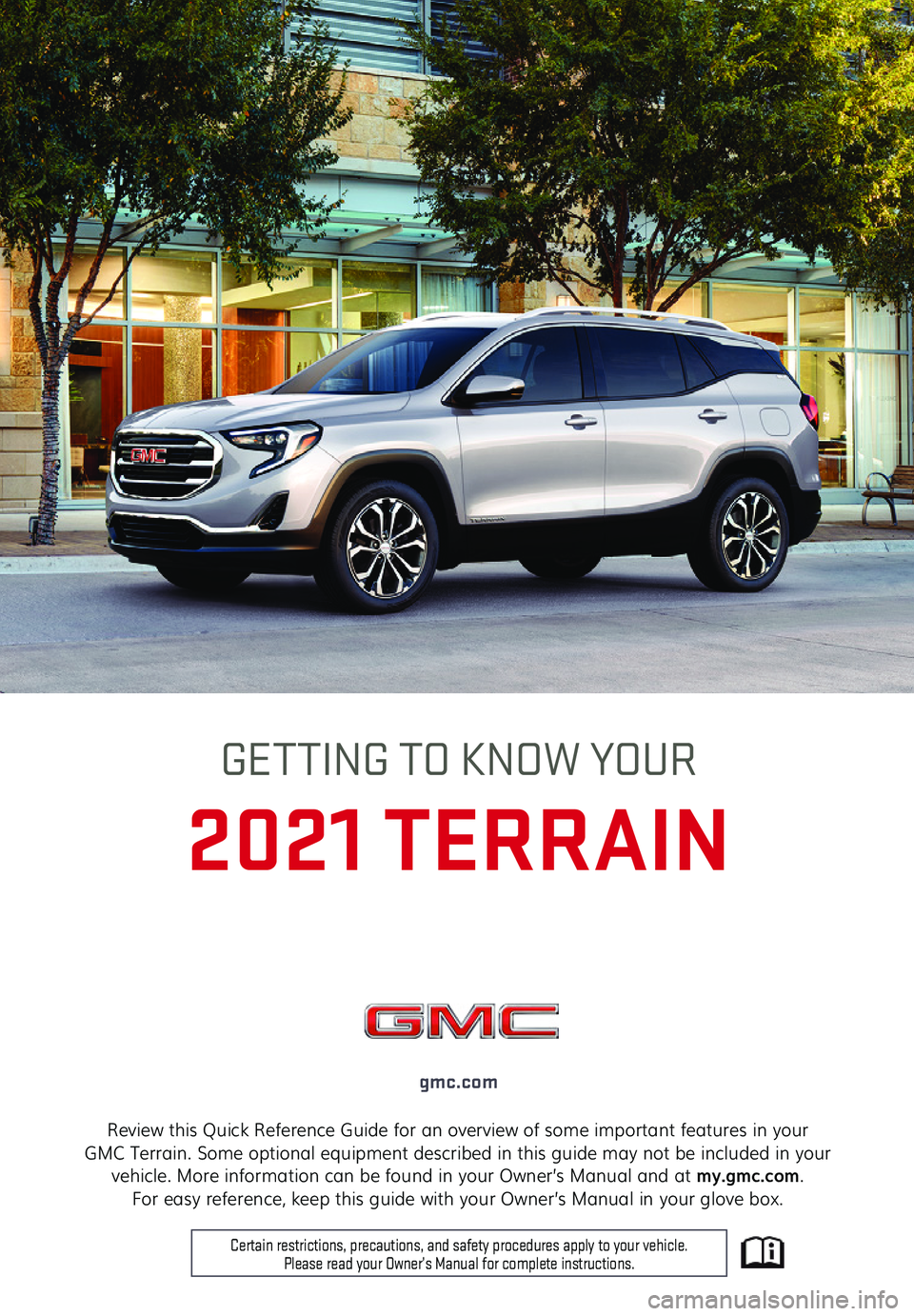 GMC TERRAIN 2021  Get To Know Guide 