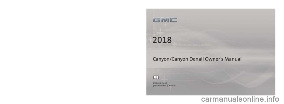 GMC CANYON 2018  Owners Manual 