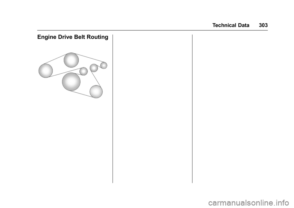 GMC ACADIA LIMITED 2017  Owners Manual GMC Acadia Limited Owner Manual (GMNA-Localizing-U.S.-10283134) -
2017 - crc - 3/30/16
Technical Data 303
Engine Drive Belt Routing 