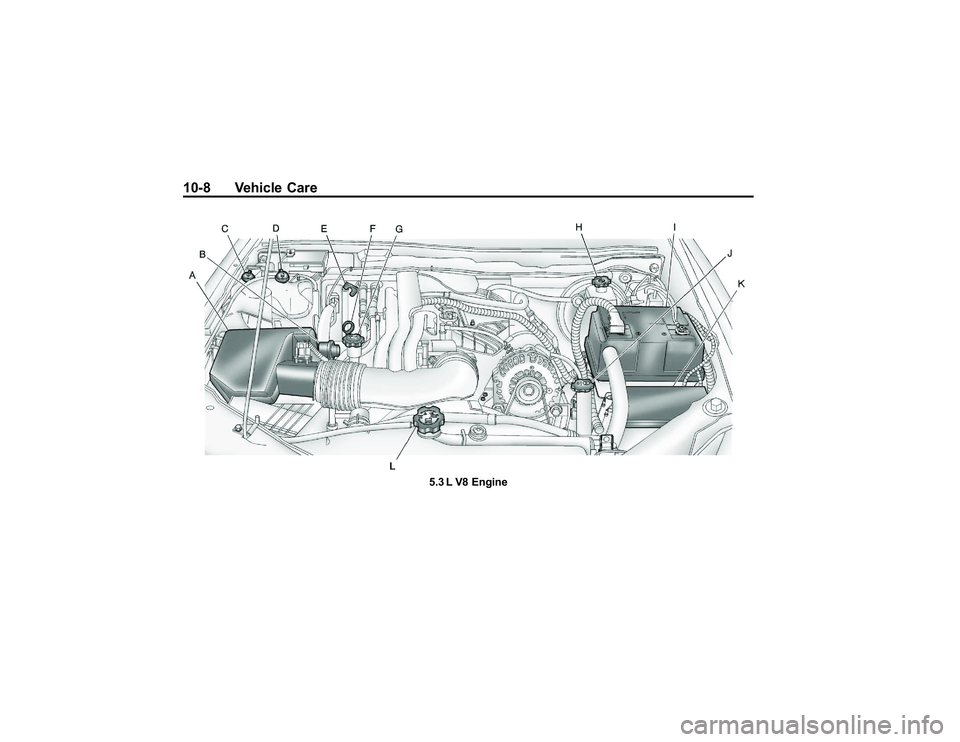 GMC CANYON 2011  Owners Manual Bla ck pla te (8 ,1 )
G M C Can yon Owner M an ual - 2011
1 0-8 Veh ic le Care
5 .3 L V8 Engin e  