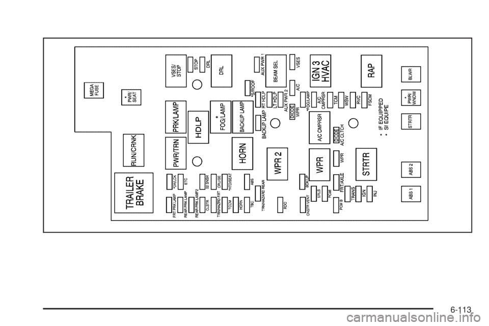 GMC CANYON 2010  Owners Manual 6-113 