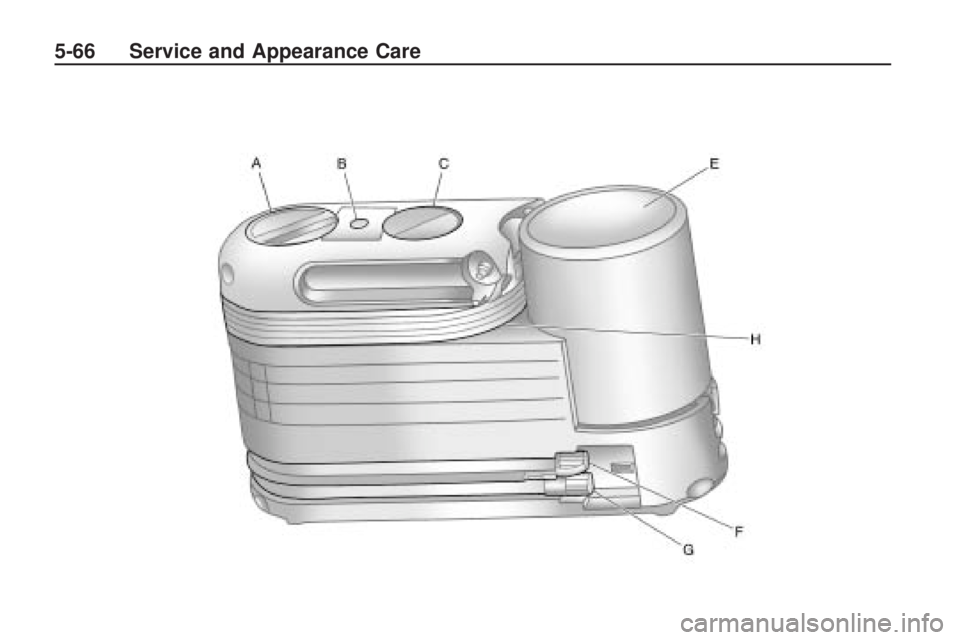 GMC ACADIA 2009  Owners Manual 5-66 Service and Appearance Care 