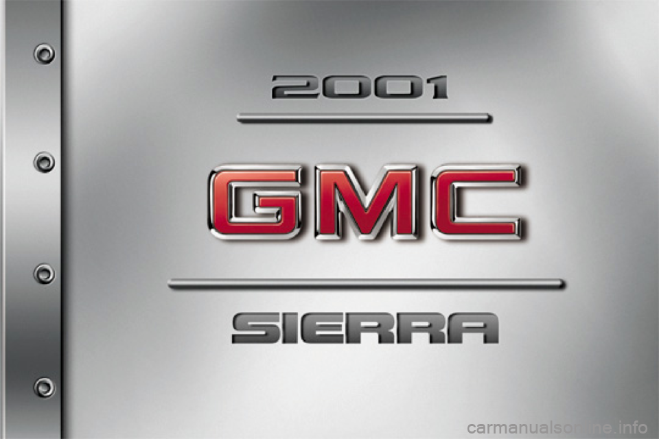 GMC SIERRA 2001  Owners Manual 