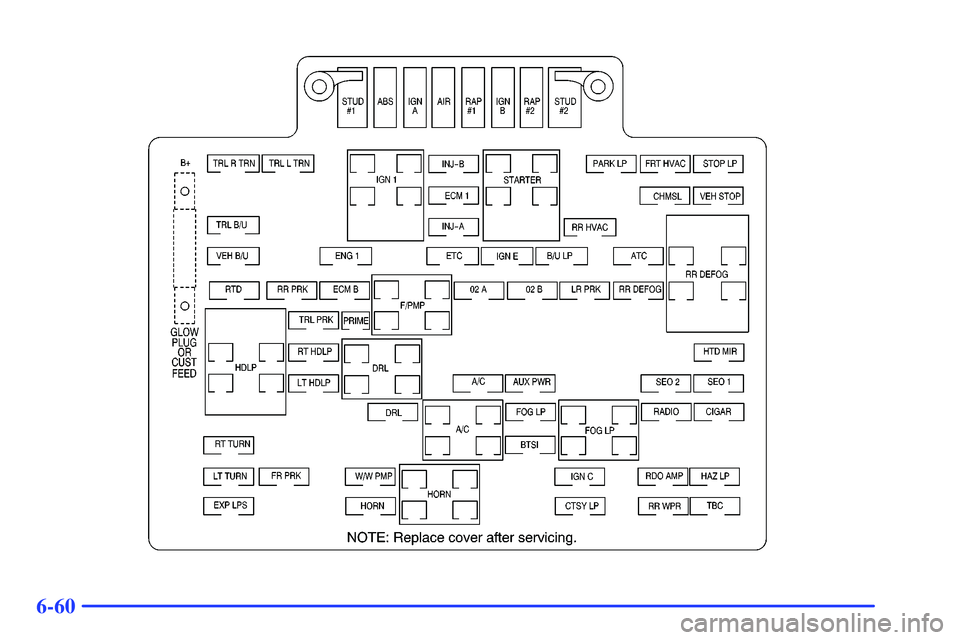 GMC SUBURBAN 1999  Owners Manual 6-60 