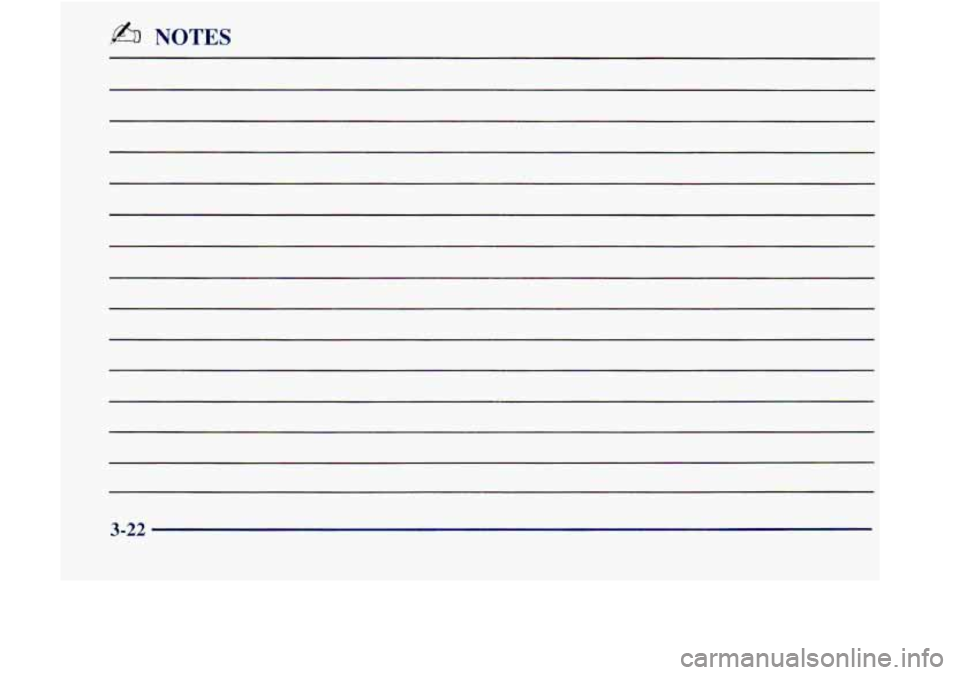 GMC JIMMY 1997  Owners Manual .b NOTES 
3-22  