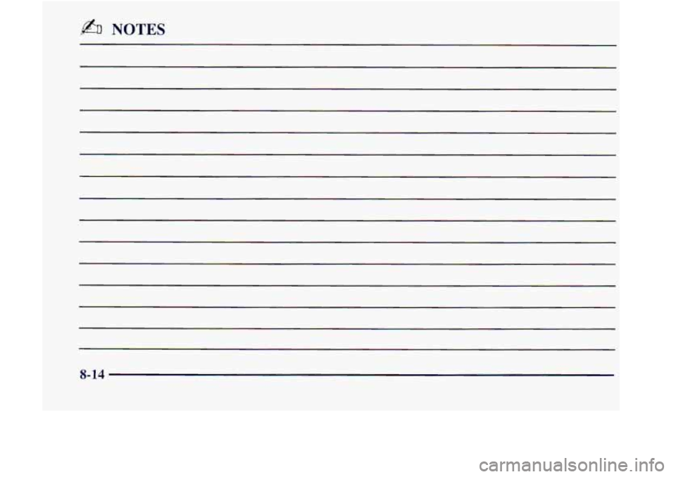 GMC JIMMY 1997 Owners Manual 8-14 GMC JIMMY 1997 Owners Manual 8-14