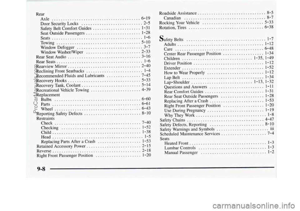 GMC ENVOY 1998 Owners Manual ProCarManuals.com GMC ENVOY 1998 Owners Manual ProCarManuals.com
