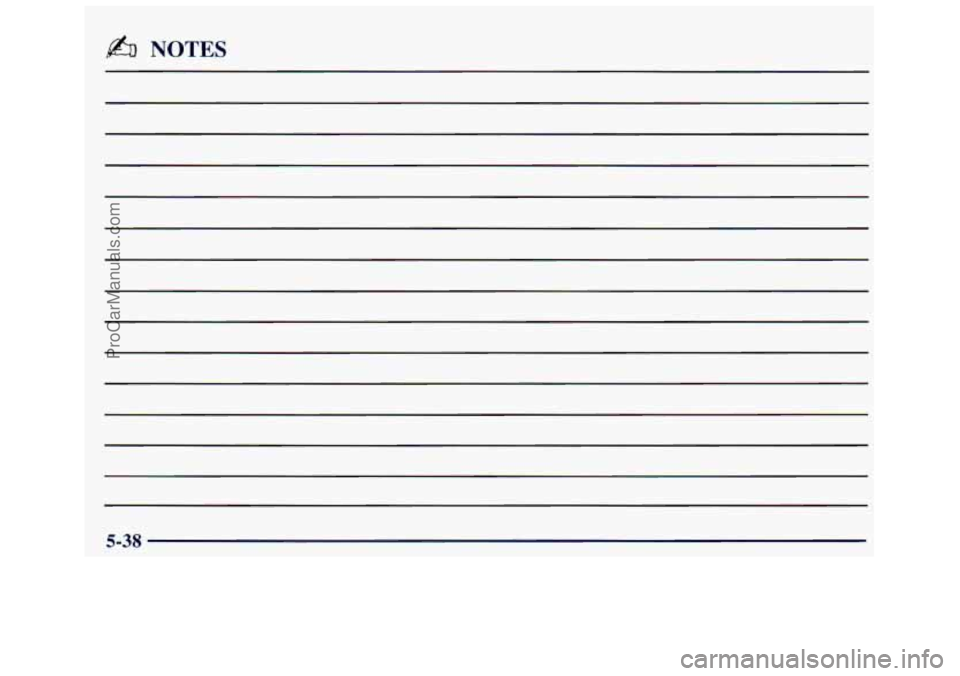 GMC SAVANA 1998  Owners Manual fi NOTES 
5-38 
ProCarManuals.com 